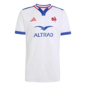Maillot XV de France Rugby Extérieur 2026 Blanc